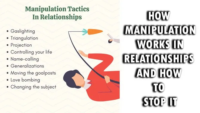 How Manipulation Works In Relationships