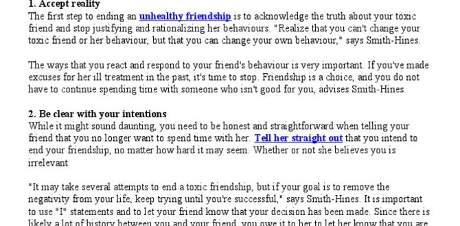how to end a toxic friendship gracefully for students