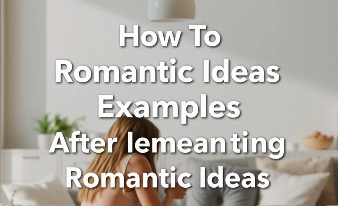 Romantic Examples How To Romantic Ideas Examples After Cheating: Essential Guide ...